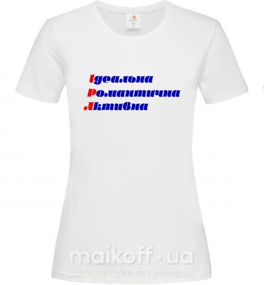 Жіноча футболка Іра Білий фото