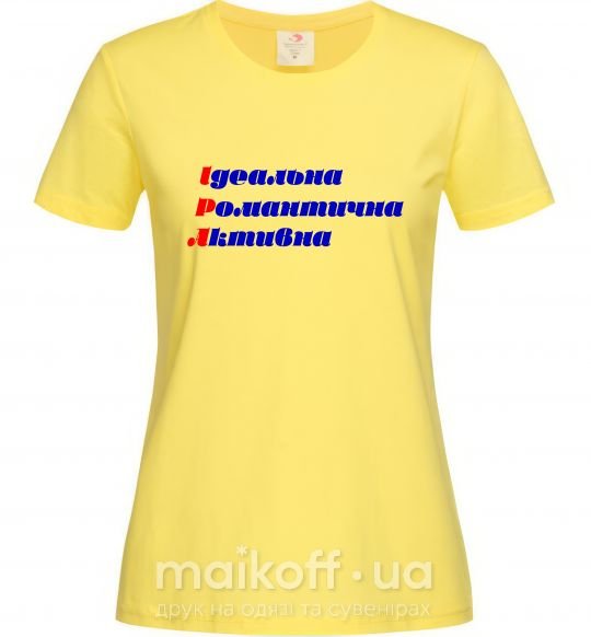 Жіноча футболка Іра Лимонний фото