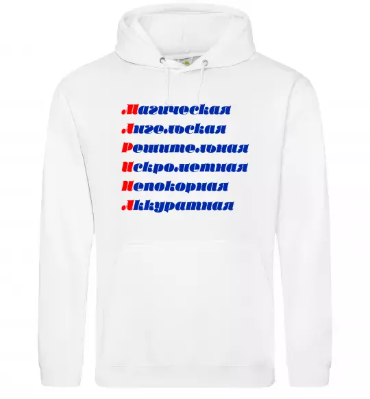 Жіноча толстовка (худі) МАРИНА Білий фото