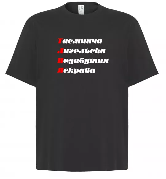 Футболка Оверсайз Таня Черный фото