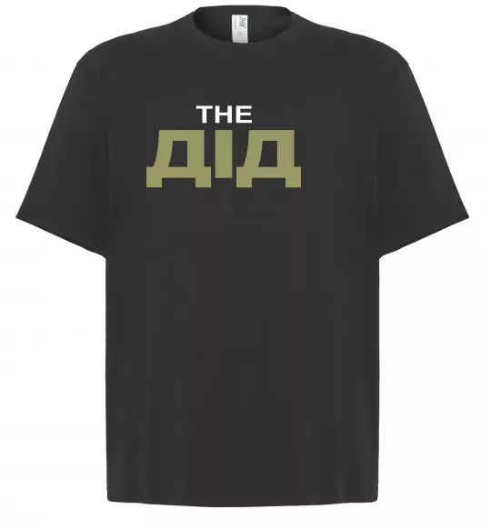 Футболка Оверсайз THE ДІД Чорний фото