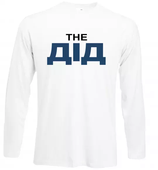 Лонгслів THE ДІД Білий фото