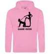 Жіноча толстовка (худі) GAME OVER подкаблучник Рожевий фото