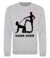 Світшот GAME OVER подкаблучник Сірий меланж фото