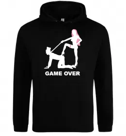 Жіноча толстовка (худі) GAME OVER подкаблучник Чорний фото