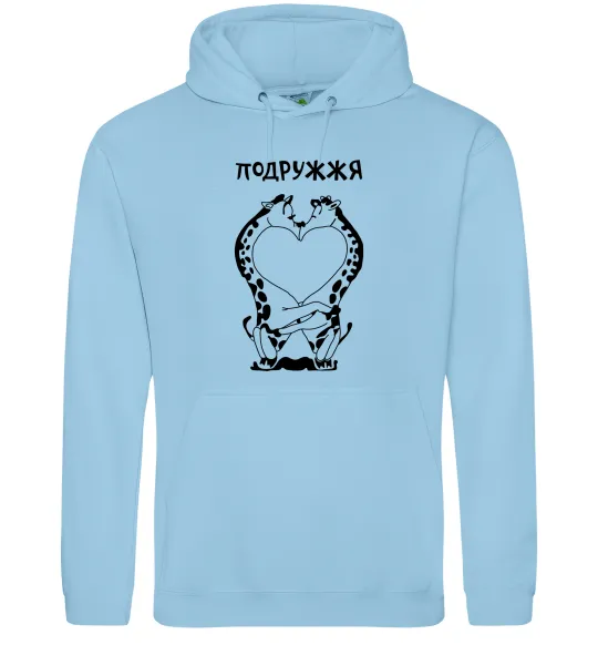 Жіноча толстовка (худі) Подружжя Блакитний фото
