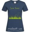 Женская футболка LOVE GREEN Темно-синий фото