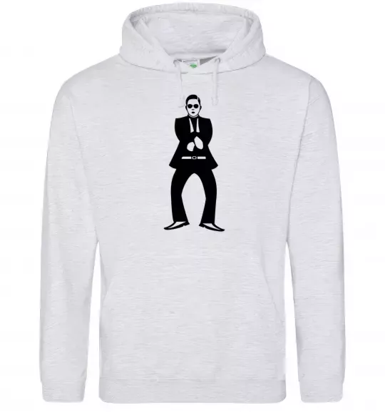 Чоловіча толстовка (худі) GANGNAM Сірий меланж фото