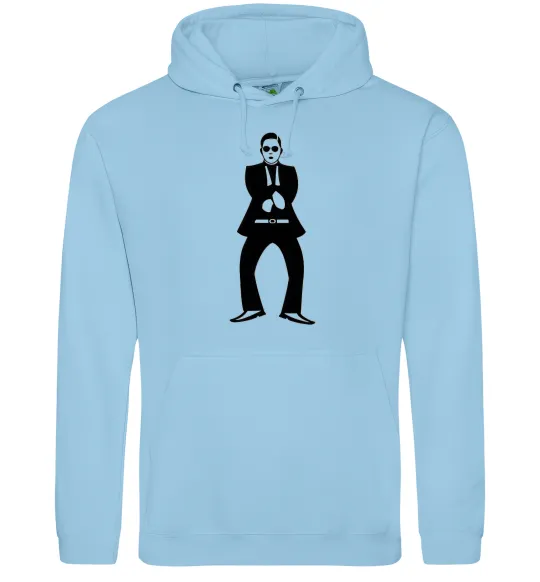 Чоловіча толстовка (худі) GANGNAM Блакитний фото