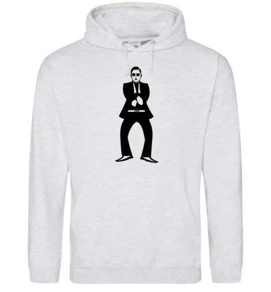 Женская толстовка (худи) GANGNAM Серый меланж фото