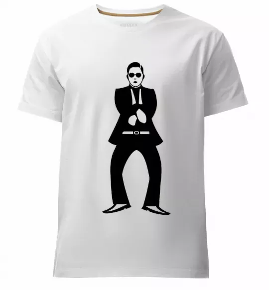 Чоловіча преміум футболка GANGNAM Білий фото