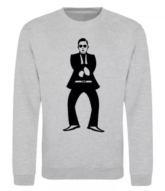 Світшот GANGNAM Сірий меланж фото