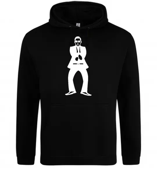 Чоловіча толстовка (худі) GANGNAM Чорний фото