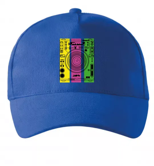 Кепка DJ TABLE Яскраво-синій фото