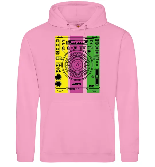Женская толстовка (худи) DJ TABLE Розовый фото