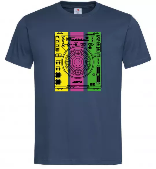 Мужская футболка DJ TABLE Темно-синий фото