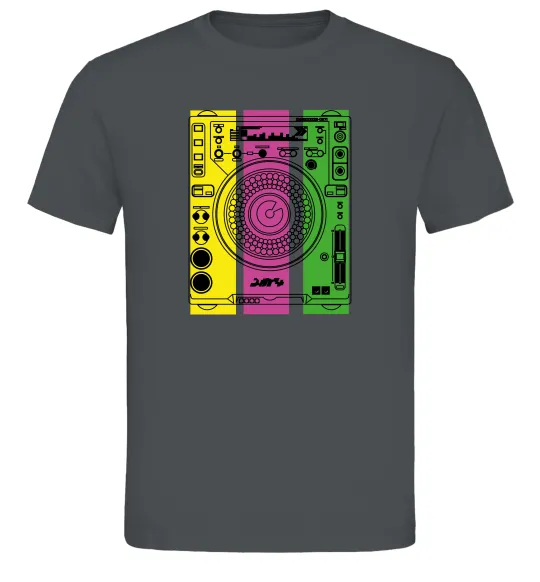 Мужская футболка DJ TABLE Графит фото