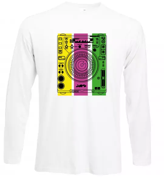 Лонгслів DJ TABLE Білий фото