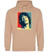 Мужская толстовка (худи) MICK JAGGER Песочный фото
