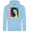 Чоловіча толстовка (худі) MICK JAGGER Блакитний фото