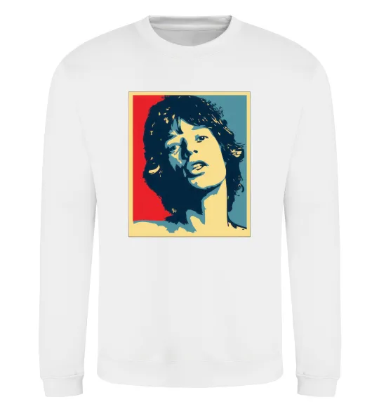 Світшот MICK JAGGER Білий фото
