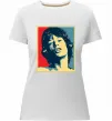 Женская премиум футболка MICK JAGGER Белый фото