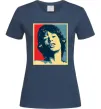 Женская футболка MICK JAGGER Темно-синий фото