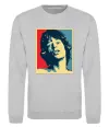 Свитшот MICK JAGGER Серый меланж фото