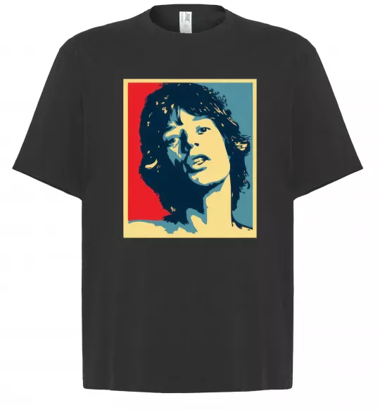 Футболка Оверсайз MICK JAGGER Черный фото