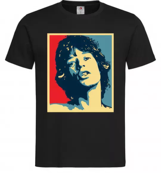 Мужская футболка MICK JAGGER Черный фото