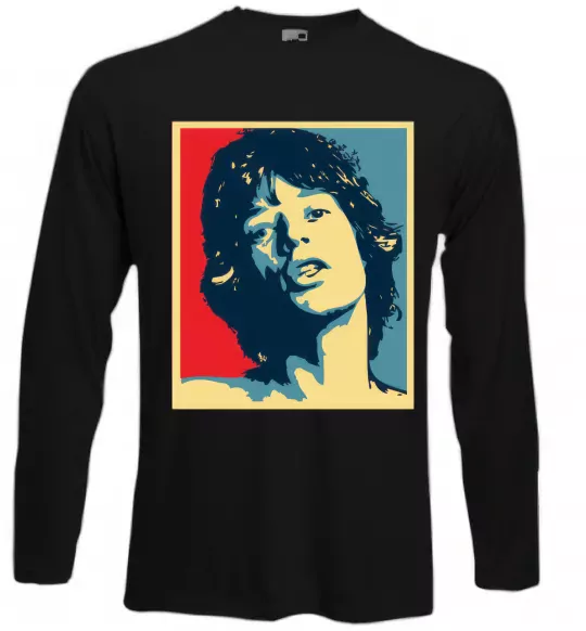 Лонгслив MICK JAGGER Черный фото