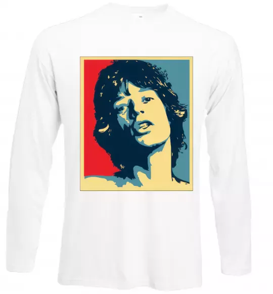Лонгслив MICK JAGGER Белый фото