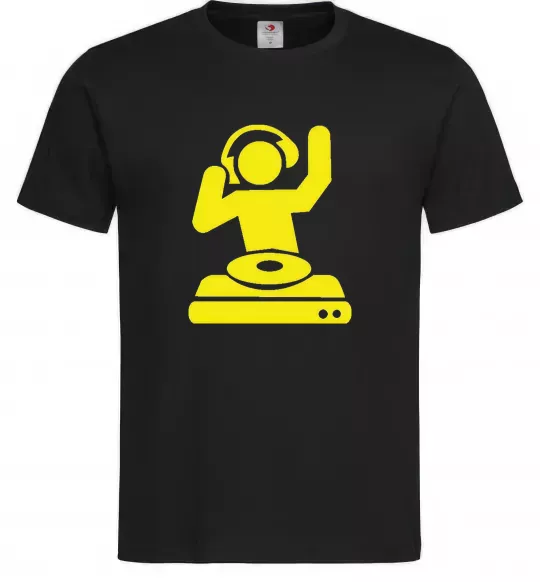 Мужская футболка DJ PLAYING Черный фото