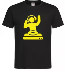 Мужская футболка DJ PLAYING Черный фото