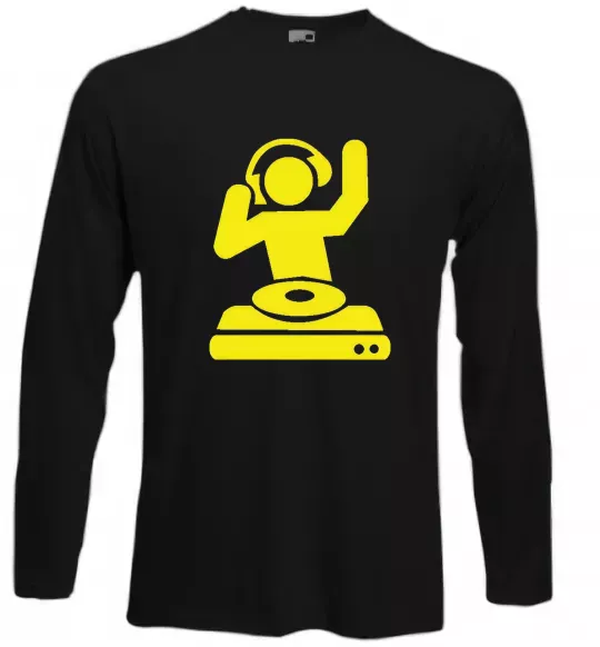 Лонгслив DJ PLAYING Черный фото