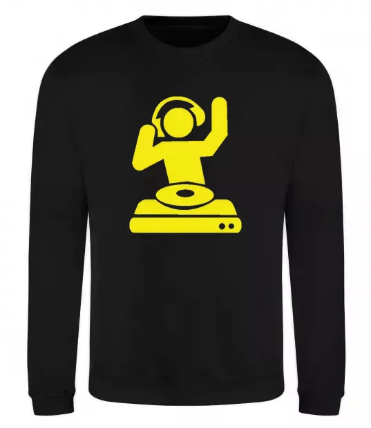 Свитшот DJ PLAYING Черный фото