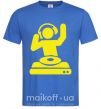 Мужская футболка DJ PLAYING Ярко-синий фото