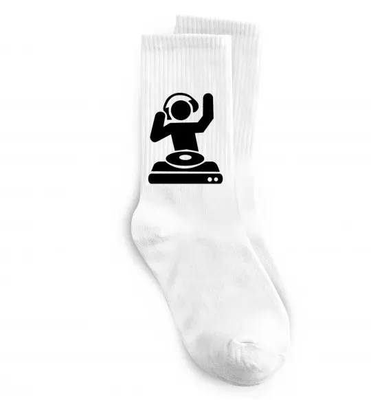 Носки DJ PLAYING Белый фото