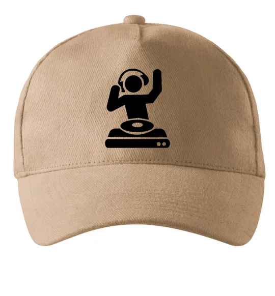 Кепка DJ PLAYING Пісочний фото