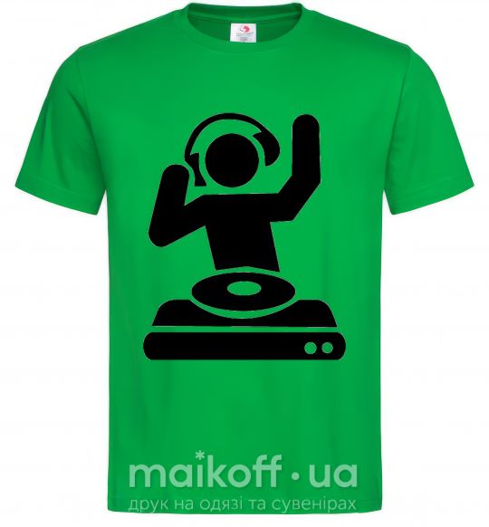 Мужская футболка DJ PLAYING Зеленый фото