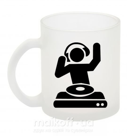 Чашка скляна DJ PLAYING Фроузен фото