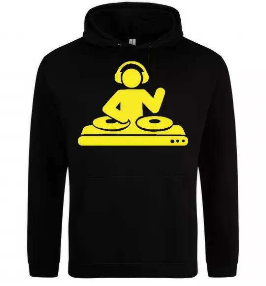 Женская толстовка (худи) DJ ACID Черный фото