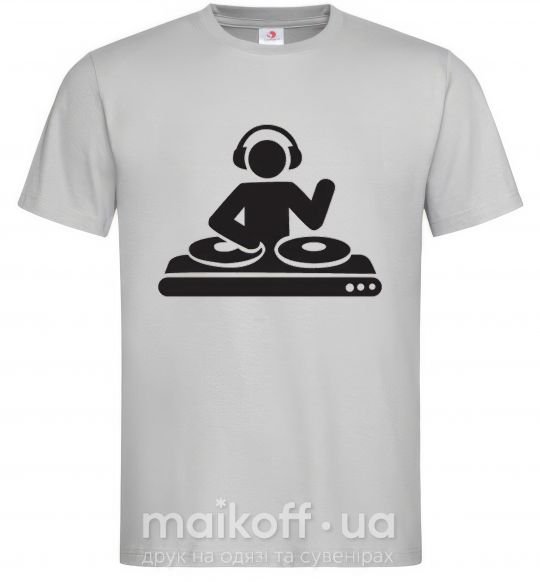 Мужская футболка DJ ACID Серый фото