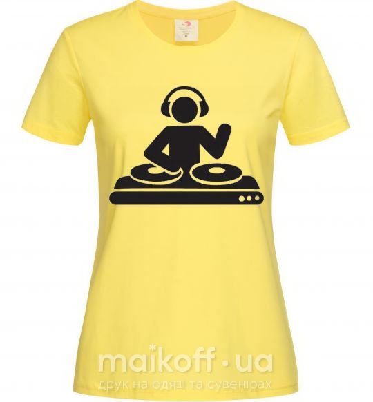 Женская футболка DJ ACID Лимонный фото