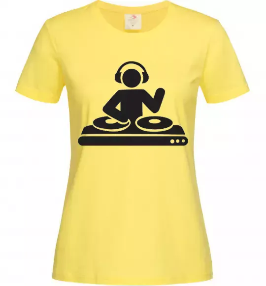 Женская футболка DJ ACID Лимонный фото