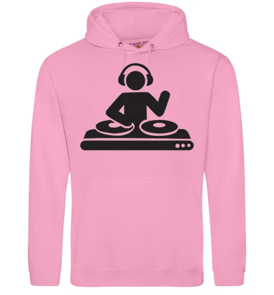 Женская толстовка (худи) DJ ACID Розовый фото