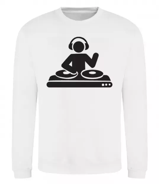 Світшот DJ ACID Білий фото