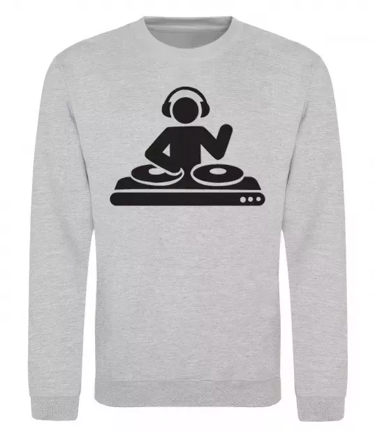 Світшот DJ ACID Сірий меланж фото