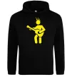 Чоловіча толстовка (худі) GUITAR-MAN Чорний фото