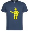 Чоловіча футболка GUITAR-MAN Темно-синій фото